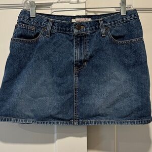 Abercrombie & Fitch Dark Blue Denim Mini Skirt